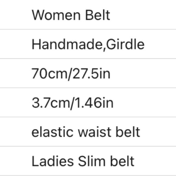 Crystals rhinestone Waistband elastic belt